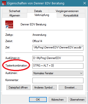 Eigenschaften Verknüpfung